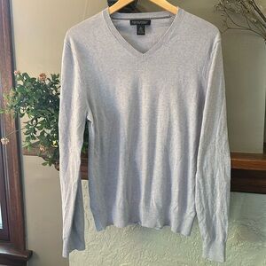 BR silk cashmere light purple sweater